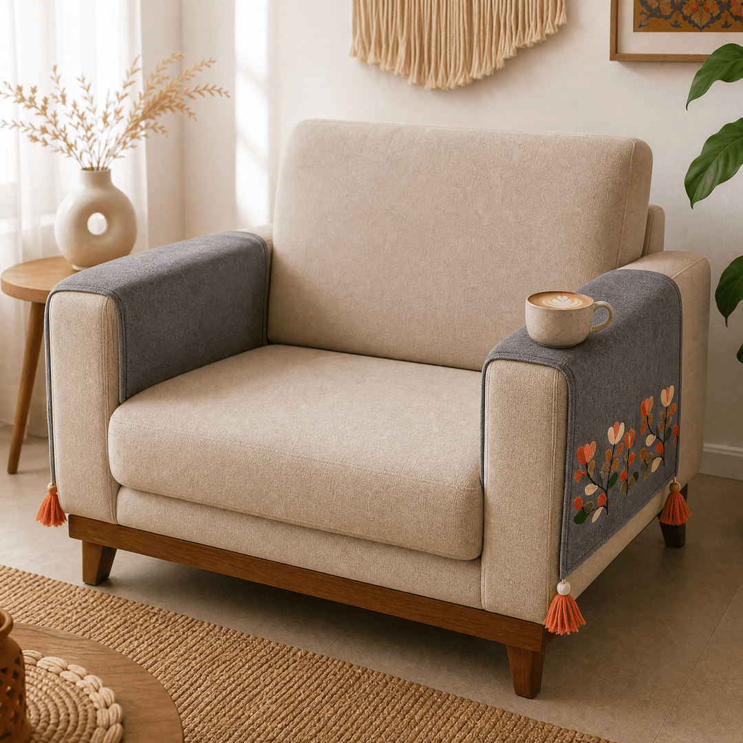 Jute Cotton Sofa Cover jute sofa cover Great Happy IN 