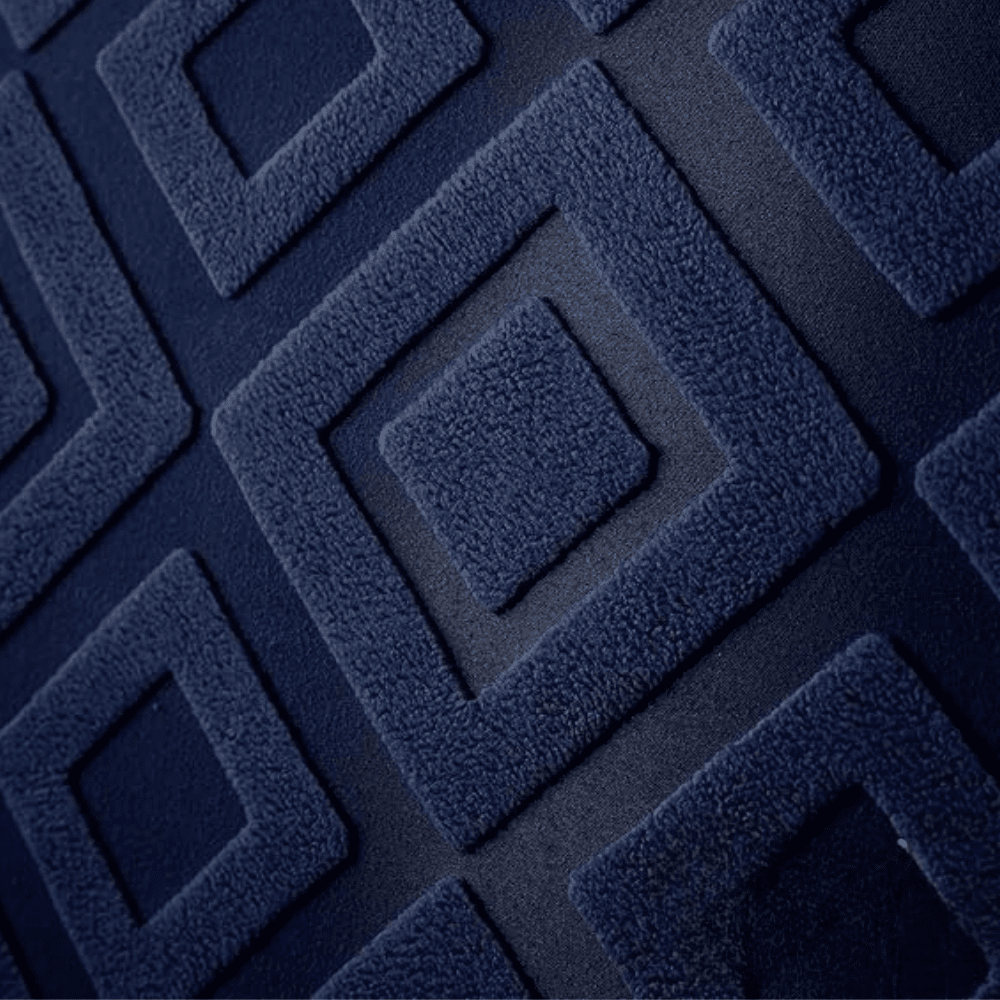 Navy Diamond Texture Jacquard Sofa Cover Great Happy IN 