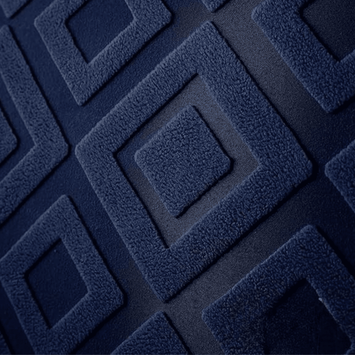 Navy Diamond Texture Jacquard Sofa Cover Great Happy IN 