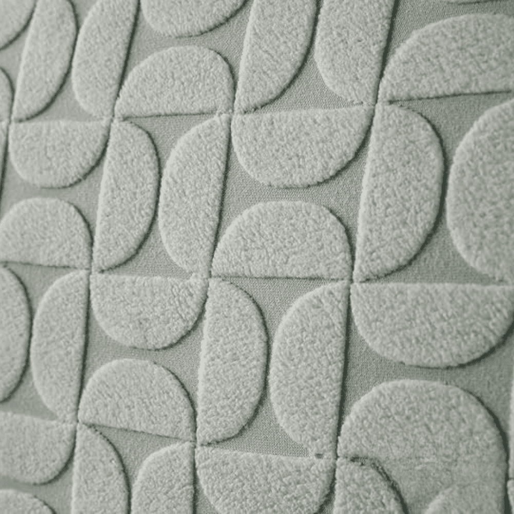 Stone 3D Leaf Jacquard Sofa Cover Great Happy IN 