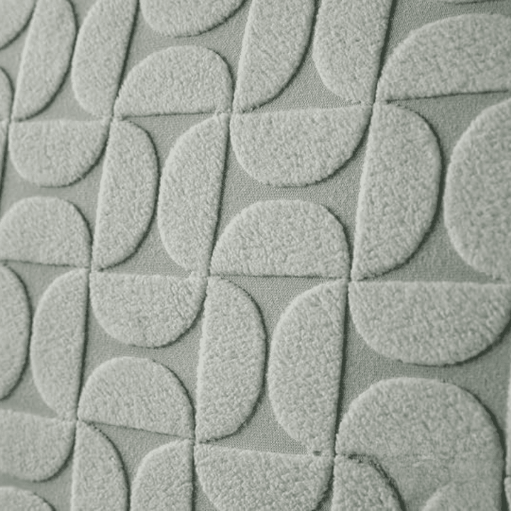 Stone 3D Leaf Jacquard Sofa Cover Great Happy IN 
