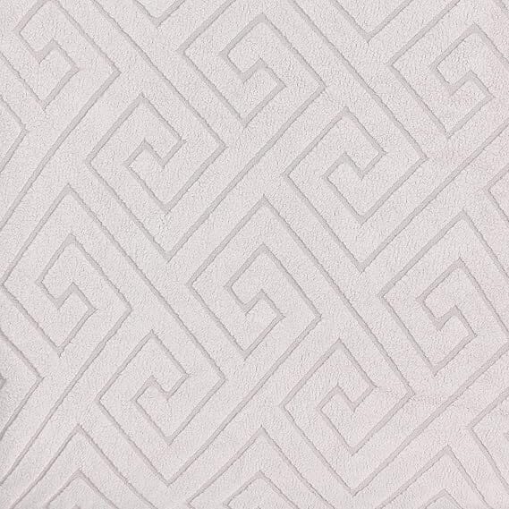 Smoke Greek Key Pattern Jacquard Sofa Cover Great Happy IN 