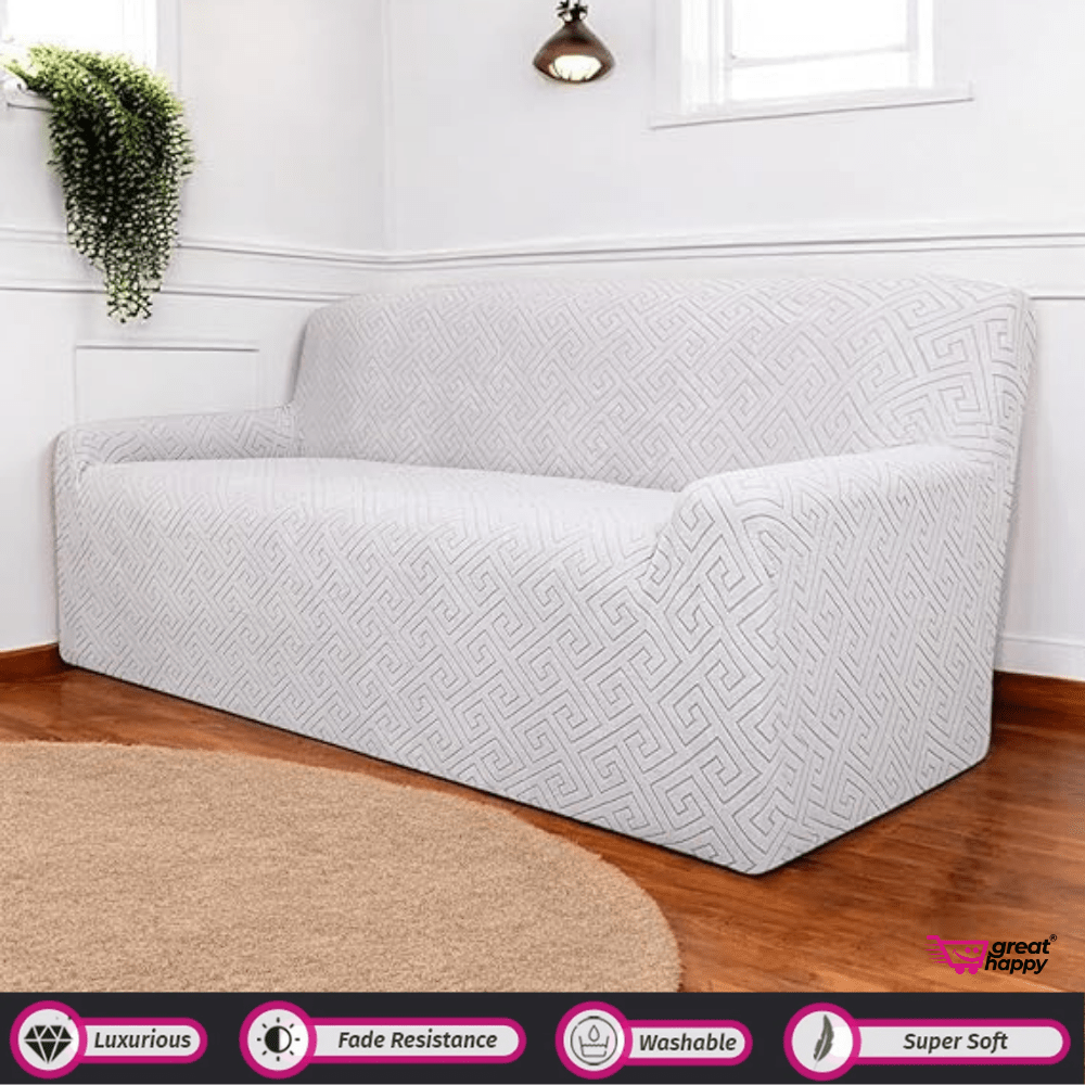 Crocodile Fabric Jacquard Sofa Cover Great Happy IN 