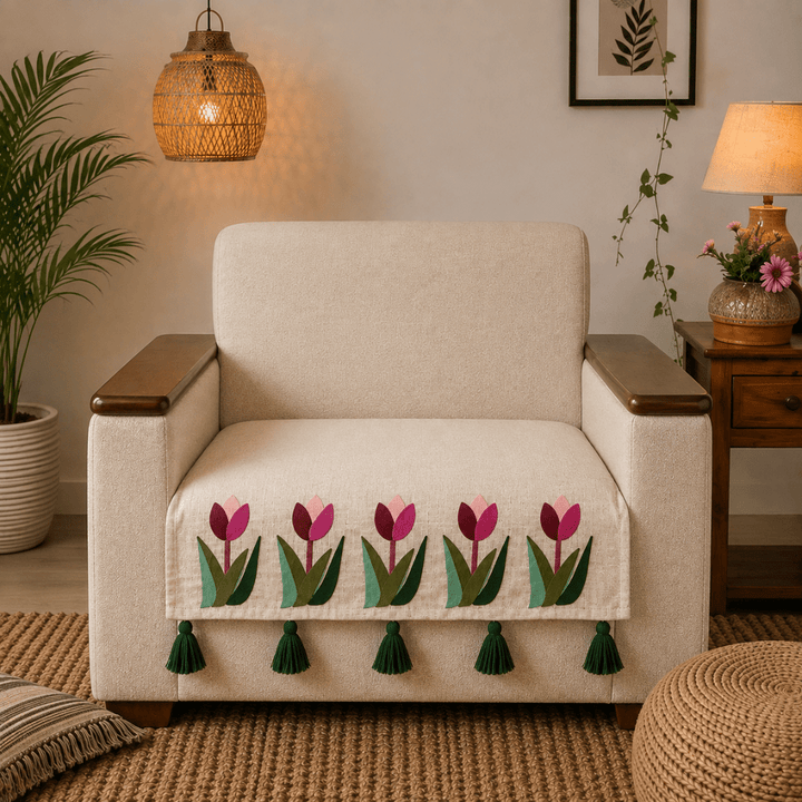 Jute Cotton Sofa Cover jute sofa cover Great Happy IN 