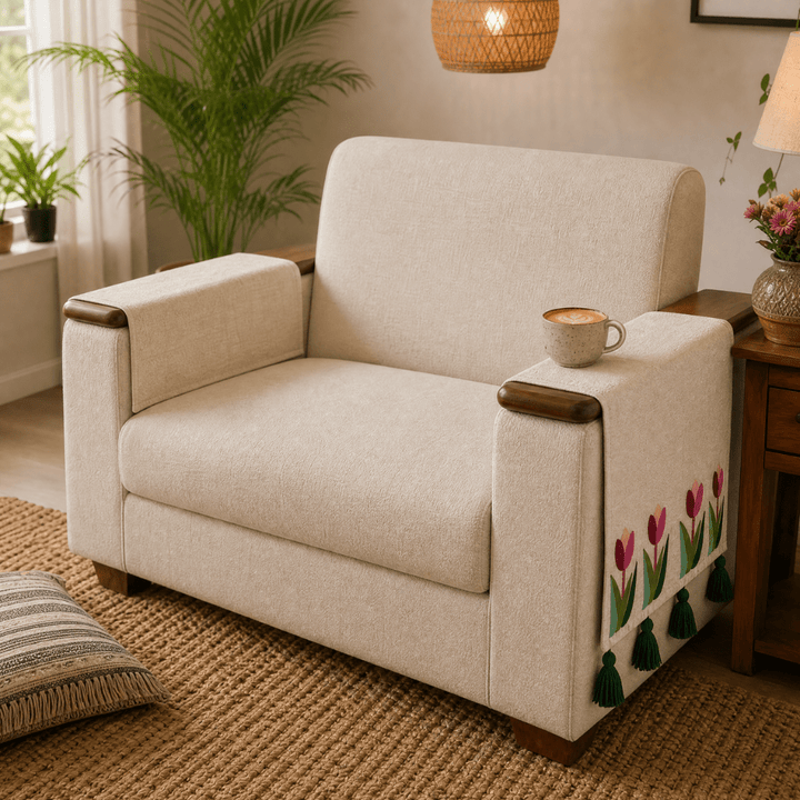 Jute Cotton Sofa Cover jute sofa cover Great Happy IN 