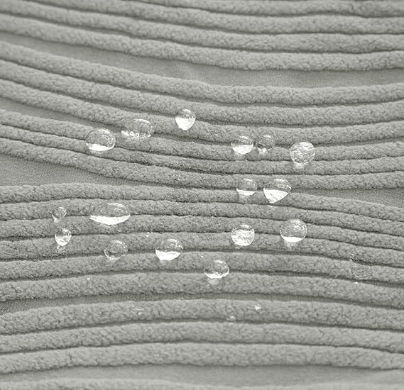 Light Grey Crizzle Pattern Jacquard Sofa Cover Great Happy IN 