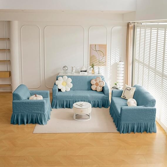 Mamamia Blue Italian Sofa Cover Great Happy IN 
