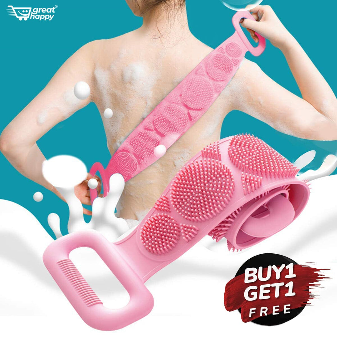 Eco-Friendly Silicone Bath Brush ( Buy 1 Get 1 Free ) silicone bath brush Great Happy IN BUY 1 GET 1 FREE (Total 2 pieces) - ₹585 