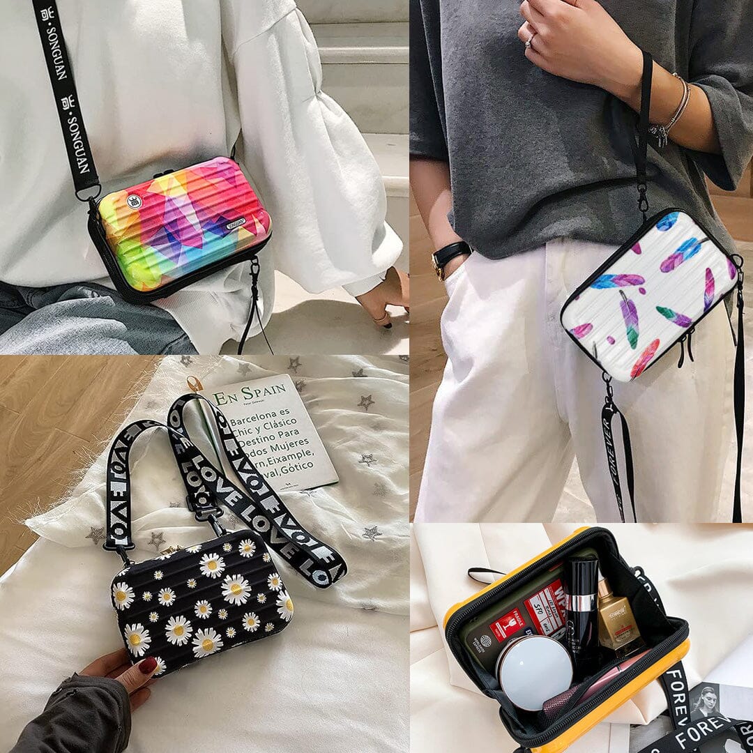 Great Happy Mini Sling Bag Great Happy IN Multicolour 