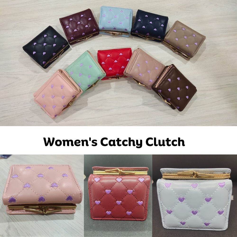 Women's Catchy Clutch ( Buy 1 Get 1 Free ) Great Happy IN 
