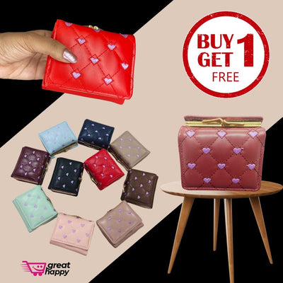 Women's Catchy Clutch ( Buy 1 Get 1 Free ) Great Happy IN PINK 