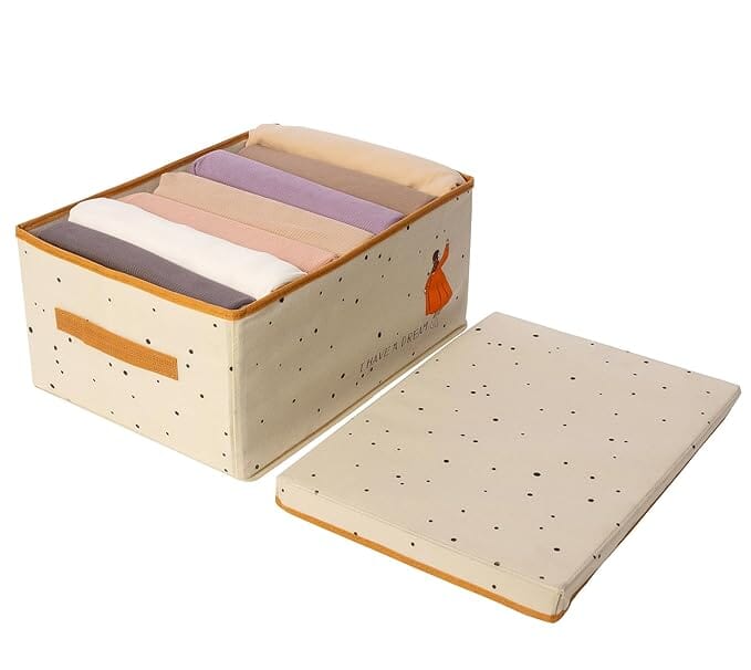 Non-Woven Foldable Drawer Organizer Box Great Happy IN 