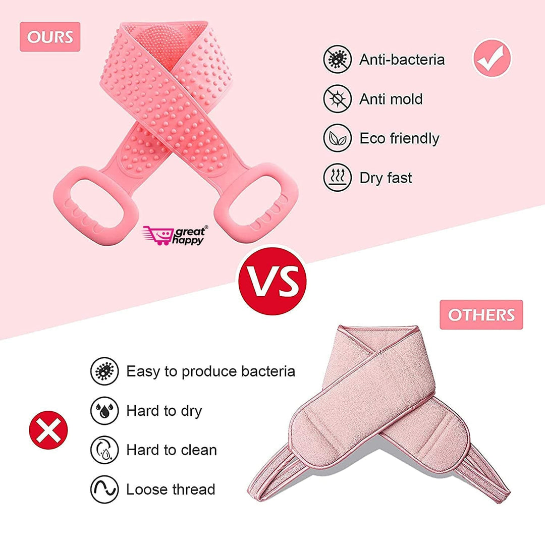 Eco-Friendly Silicone Bath Brush ( Buy 1 Get 1 Free ) silicone bath brush Great Happy IN 