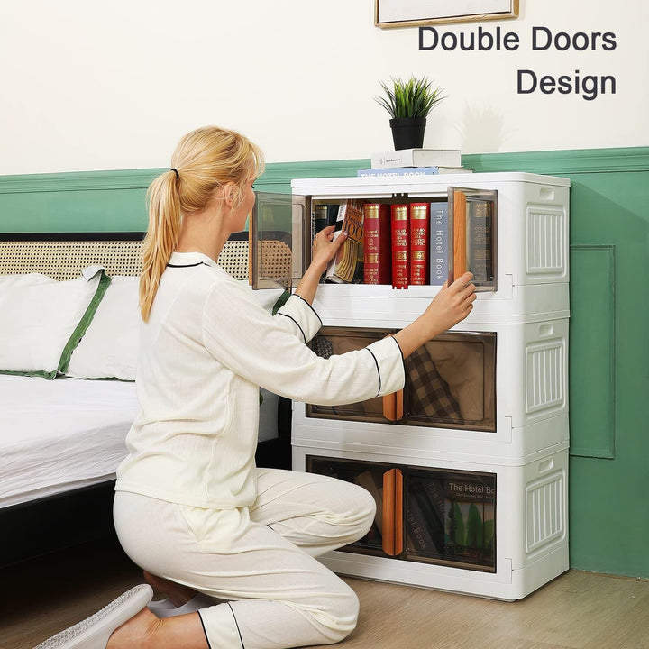 72 L Collapsible Plastic Closet Bin Great Happy IN 