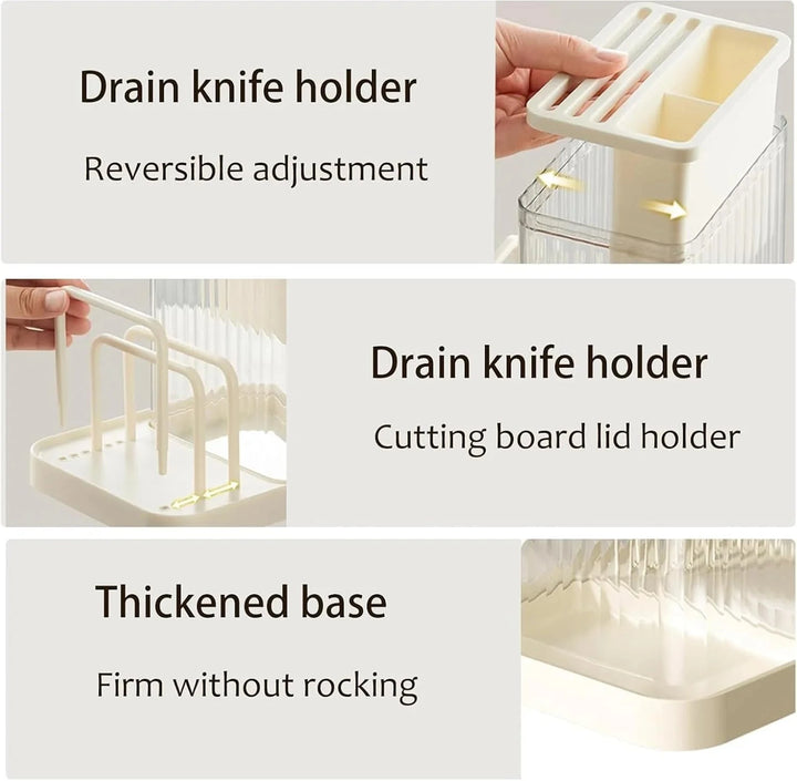 Universal Knife & Utensil Holder Block Great Happy IN 