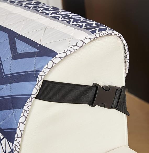 Boho Navy Quilted Sofa Cover Great Happy IN 
