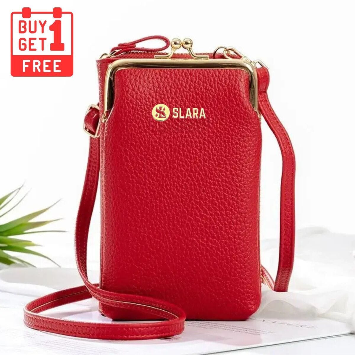SLARA™ Unique Women's Bag - Buy 1 Get 1 Free Favhome RED BLACK 