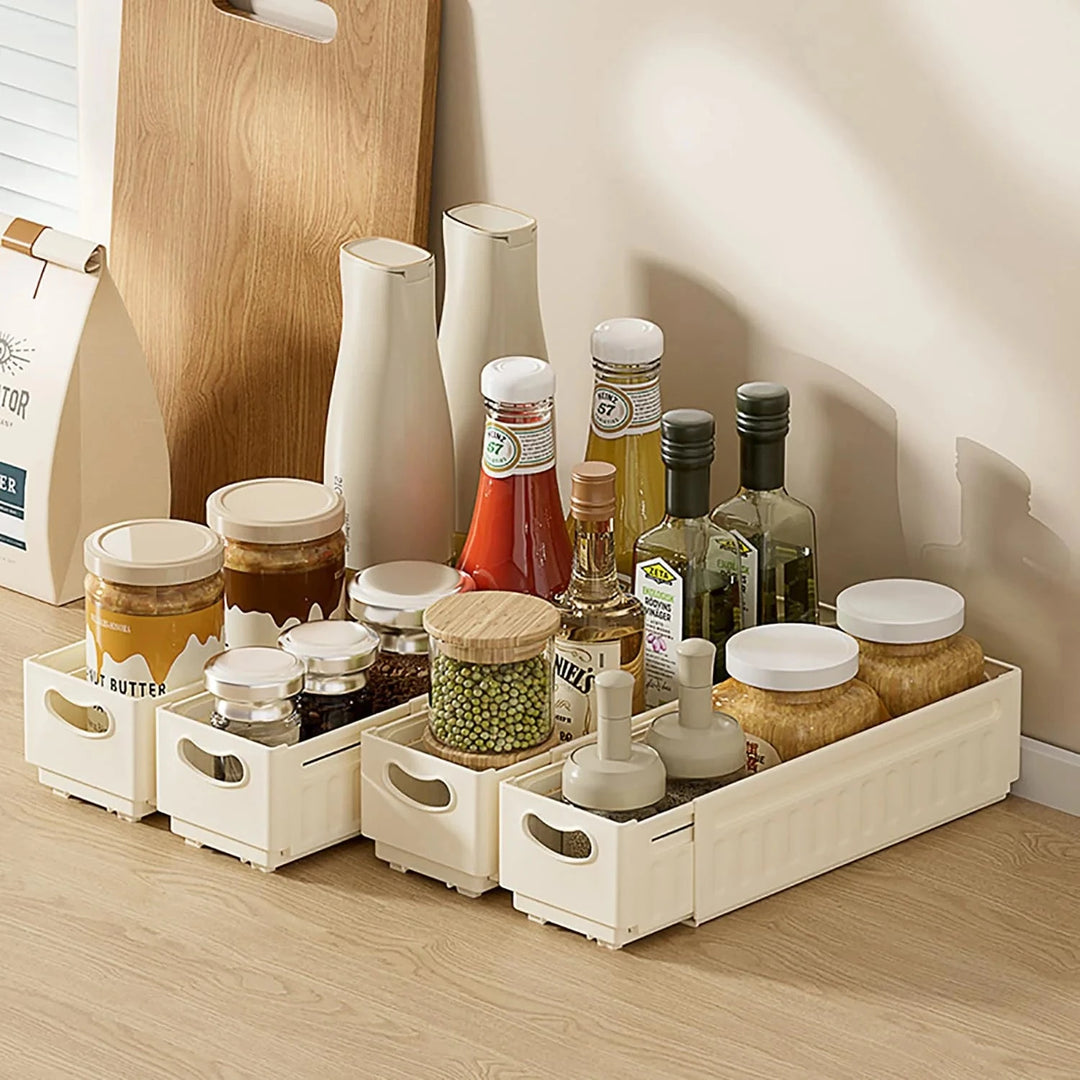 Expandable Plastic Organizer Bin Great Happy IN 
