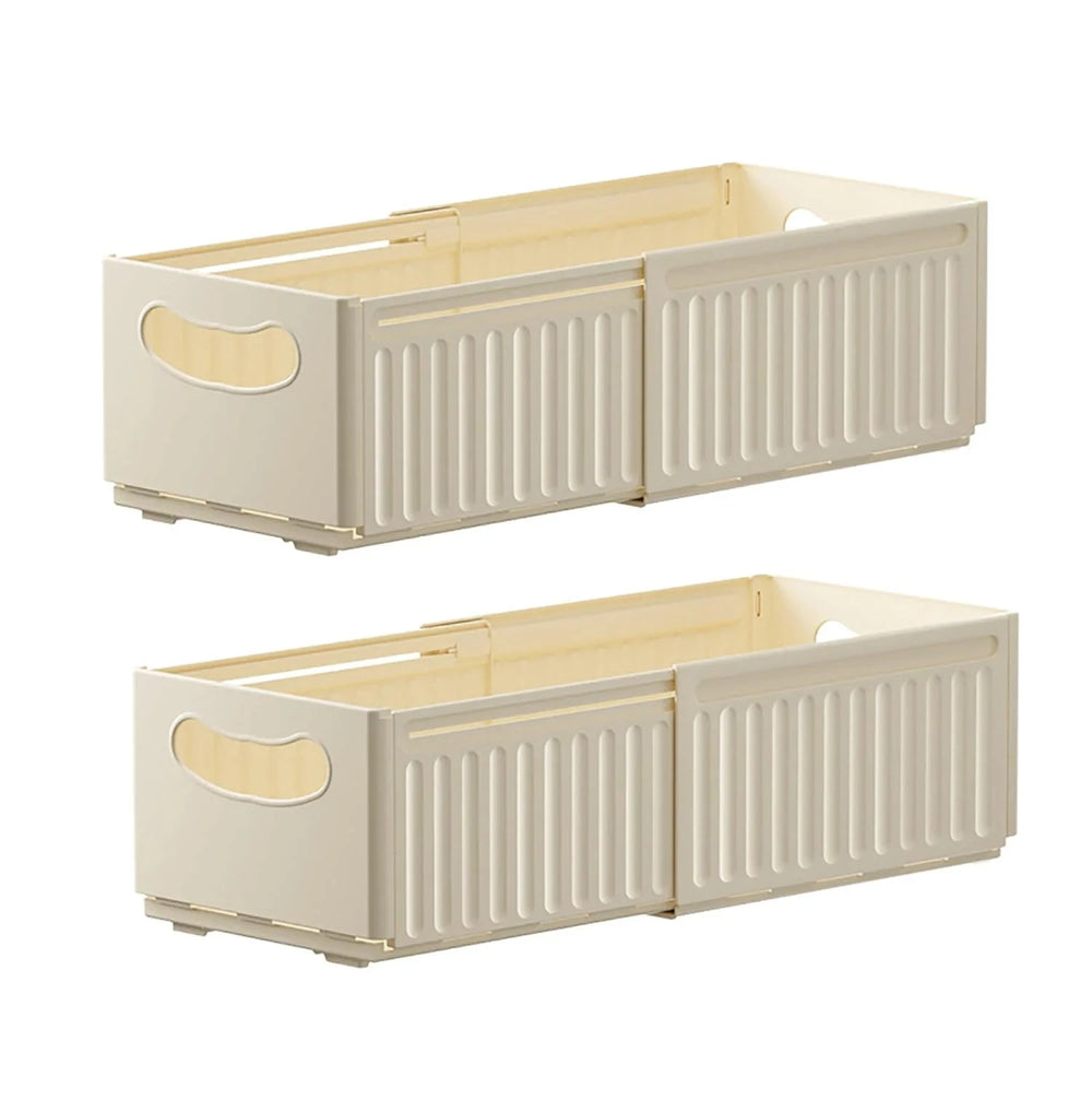 Expandable Plastic Organizer Bin Great Happy IN 2 
