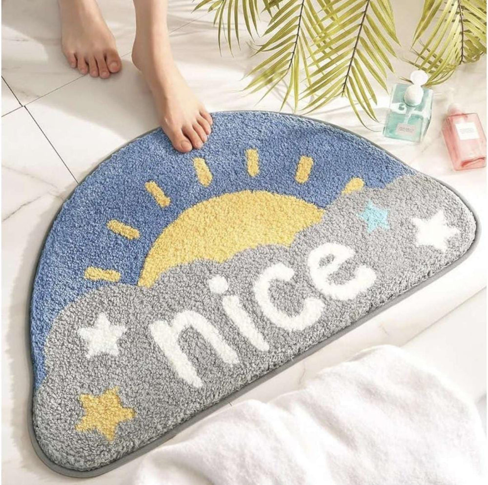 Soft Non-Slip Premium Bath Mat- 40 x 60 CM Great Happy IN Rise And Shine Pack of 1 
