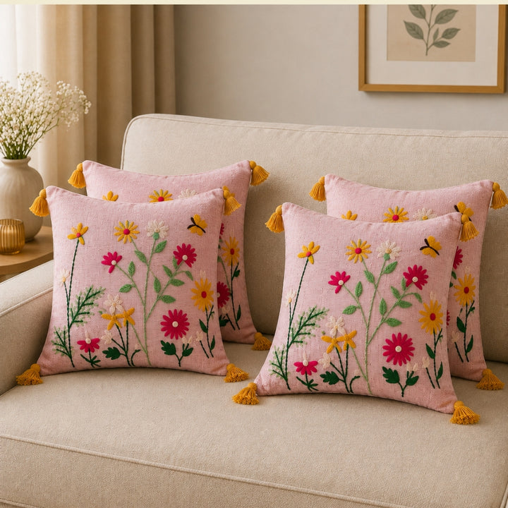 Artisan Embroidered Cushion Covers