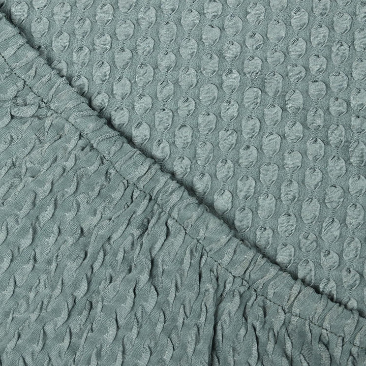Green Honeycomb Pattern Jacquard Sofa Cover Great Happy IN 