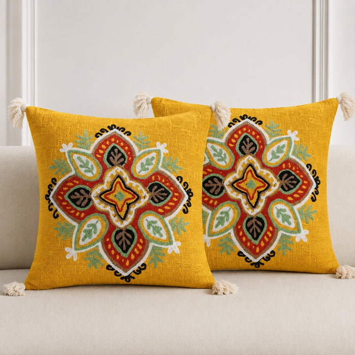 Artisan Embroidered Cushion Covers