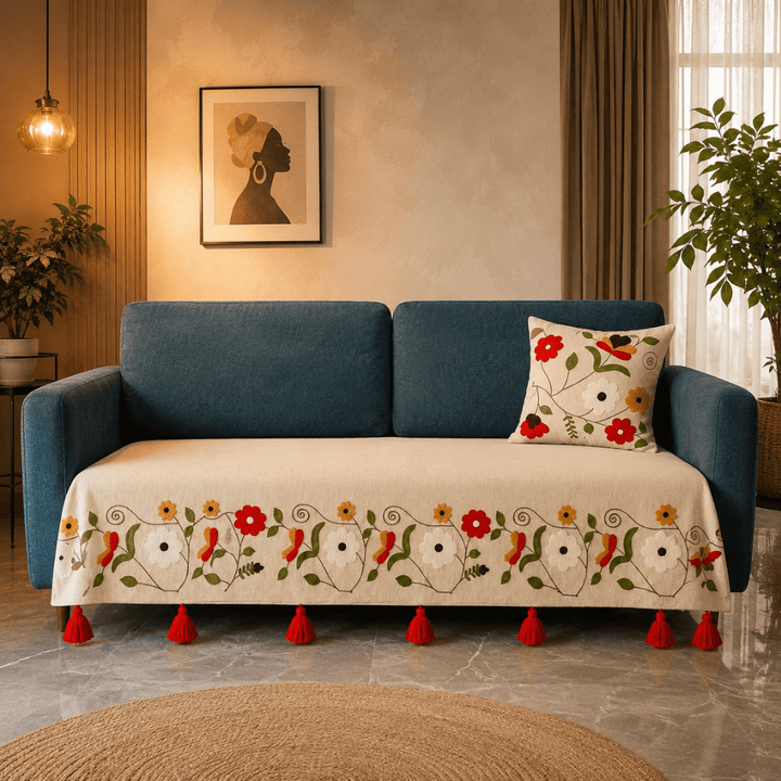 Scarlet Ivory 3 Seater