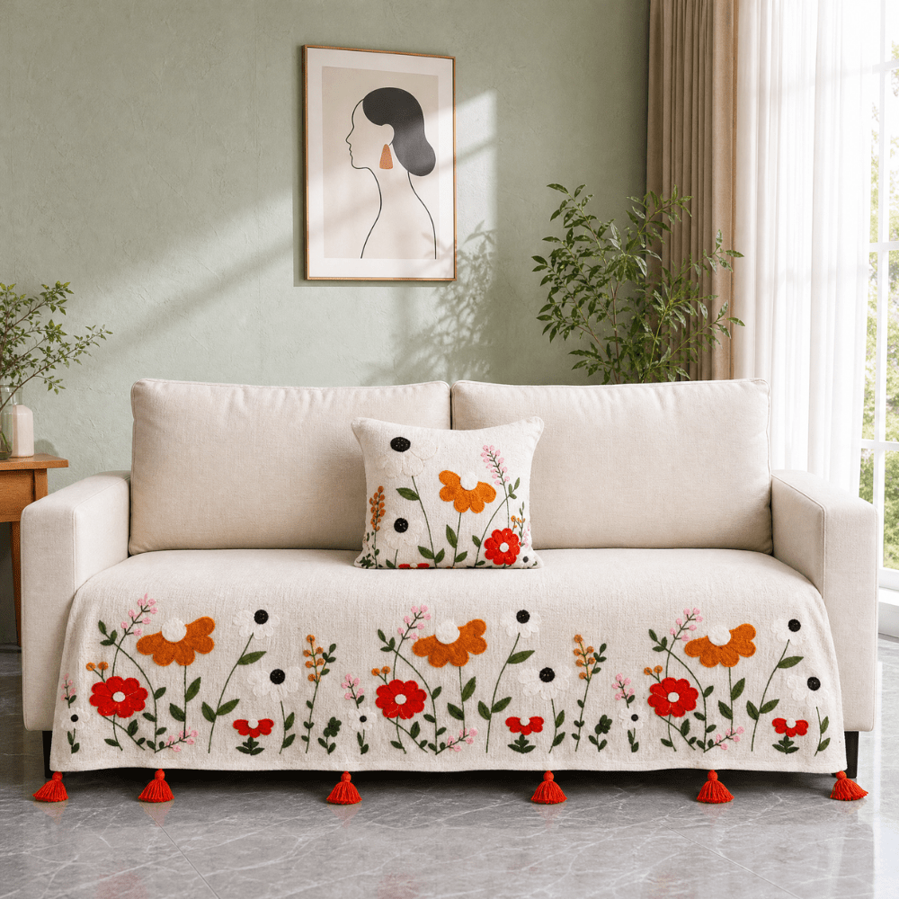 Scarlet Meadow 3 Seater 