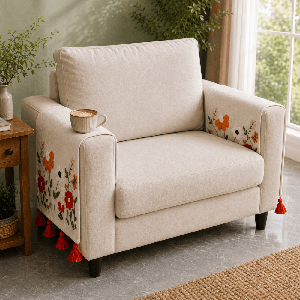 Jute Cotton Sofa Cover jute sofa cover Great Happy IN 