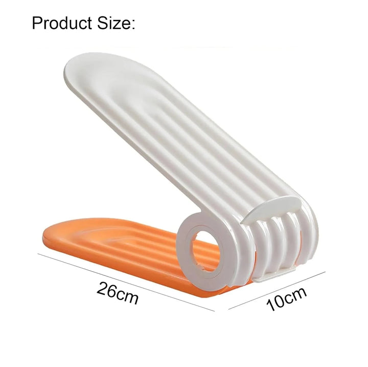 Space-Saving Shoe Slot Stackers – Double Deck Great Happy IN 