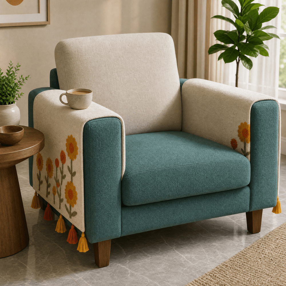 Jute Cotton Sofa Cover jute sofa cover Great Happy IN 