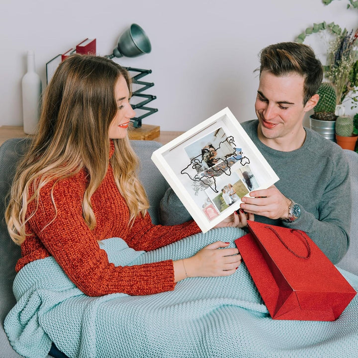 Travel Story Shadow Box Great Happy IN 