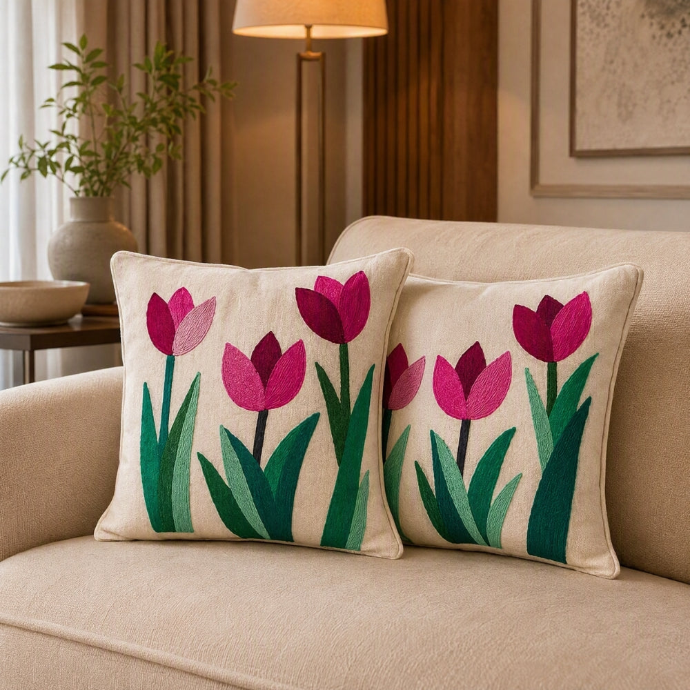 Artisan Embroidered Cushion Covers