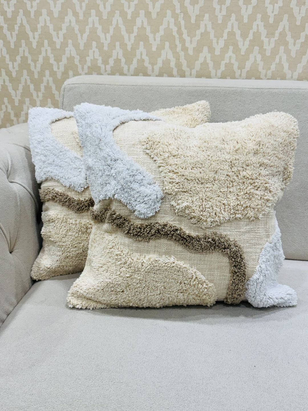 Tufted Cushion Cover Great Happy IN 2 Cushion Cover 