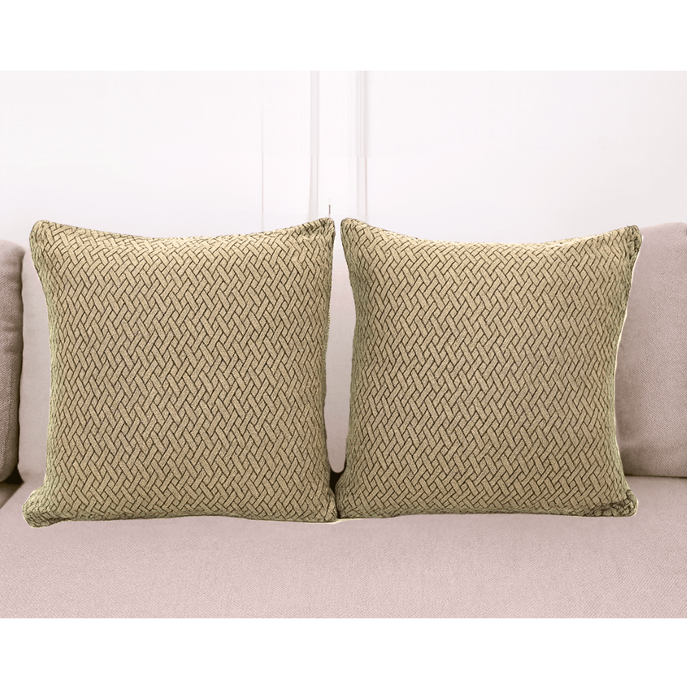 Beige Polar Fleece Cushion Covers Great Happy IN 2 Cushion Cover 