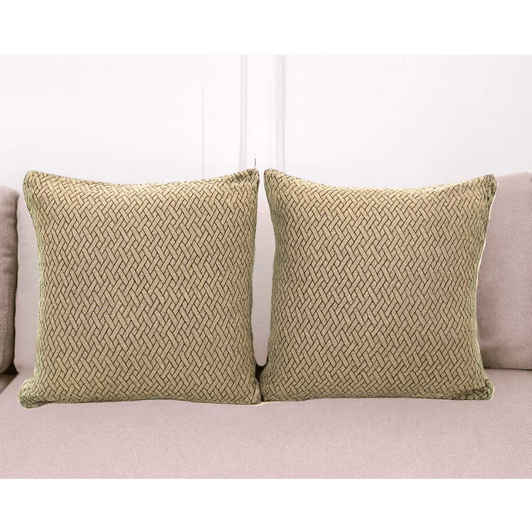 Beige Polar Fleece Cushion Covers Great Happy IN 2 Cushion Cover 