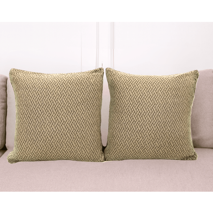 Beige Polar Fleece Cushion Covers Great Happy IN 2 Cushion Cover 