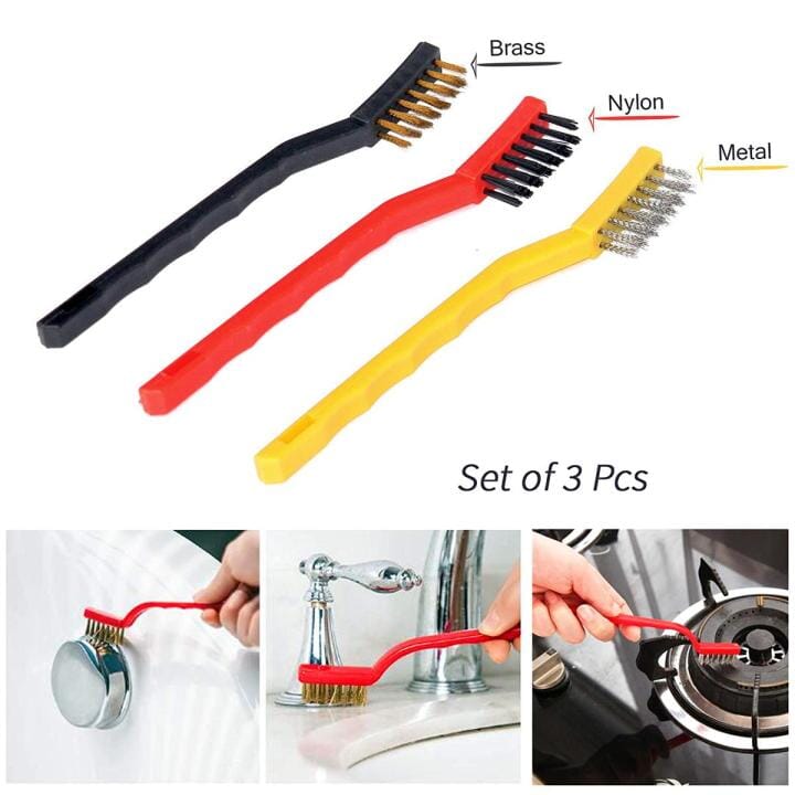 Gas Stove Cleaning Brush (3 PCS) Great Happy IN 