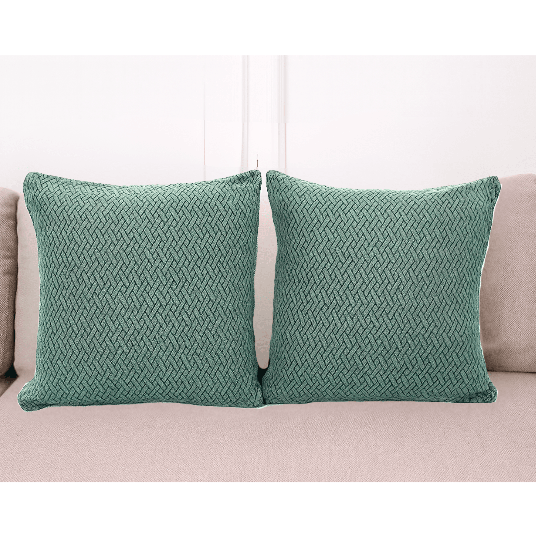 Green Polar Fleece Cushion Covers Great Happy IN 2 Cushion Cover 
