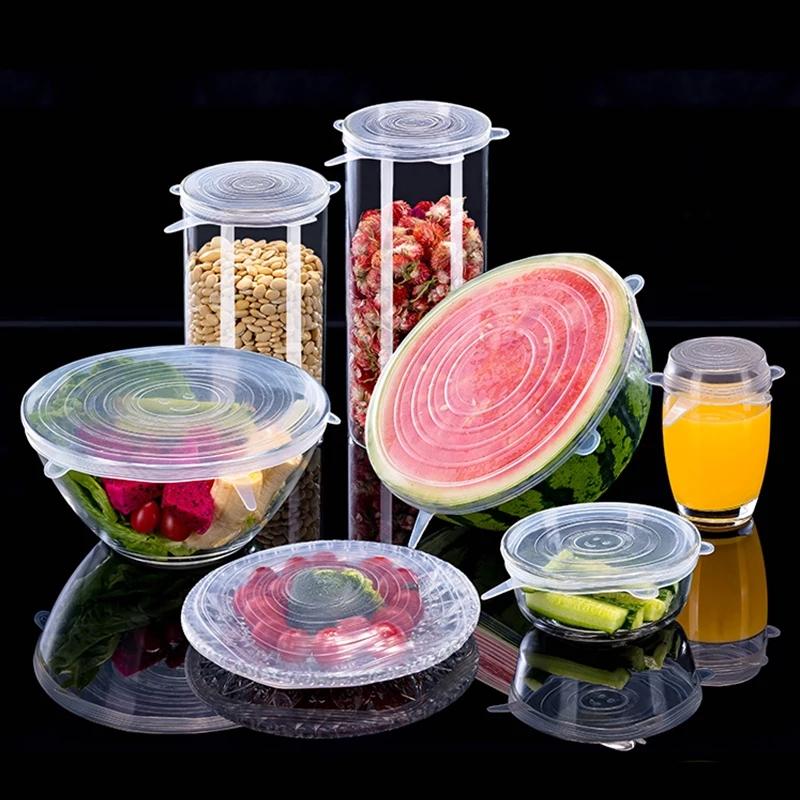 Multipurpose Silicone Lid - Reusable & Microwave Safe Great Happy IN BUY 1 GET 1 FREE (Total 12 pieces) - ₹575 