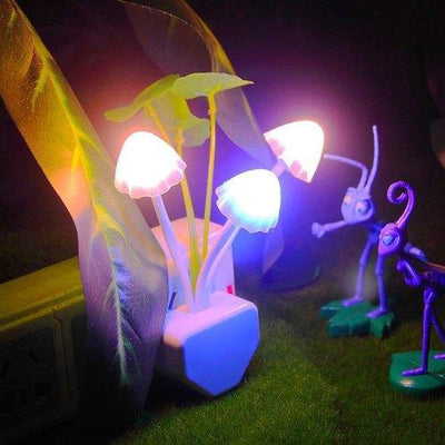 Night Light Mushroom LED Lamp Great Happy IN 