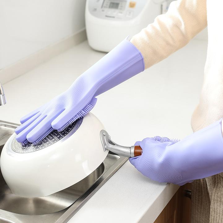 Winter Special Dishwashing Gloves - 1 Pair (BPA Free) - Reusable Great Happy IN 
