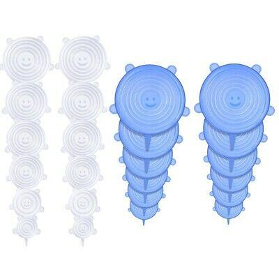 Multipurpose Silicone Lid - Reusable & Microwave Safe Great Happy IN BUY 2 GET 2 FREE (Total 24 pieces) - ₹875 
