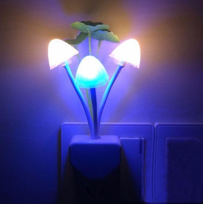 Night Light Mushroom LED Lamp Great Happy IN 