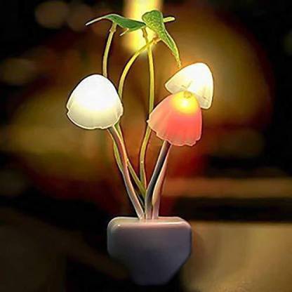 Night Light Mushroom LED Lamp Great Happy IN 
