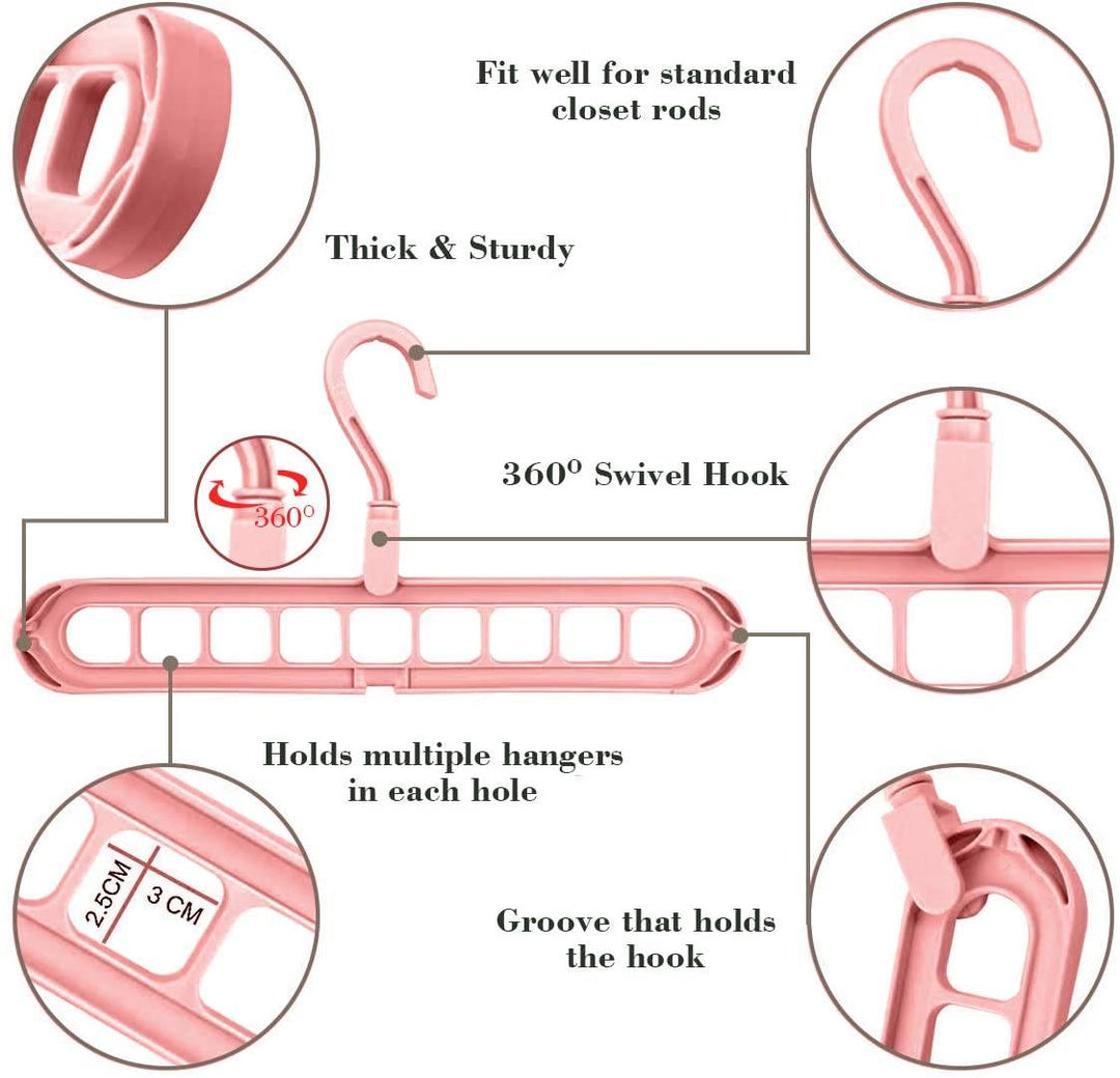 Magic Space Saver Hanger (5 pcs) Great Happy IN 