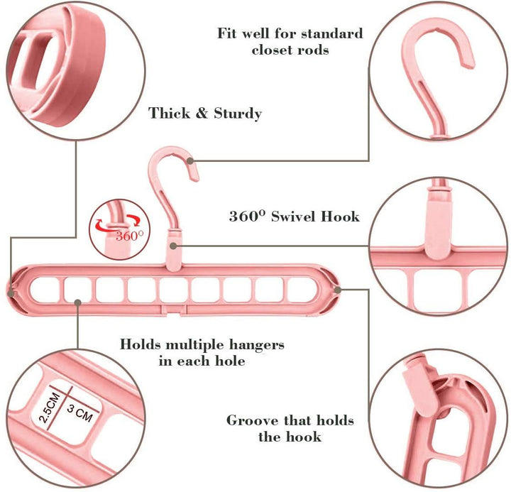 Magic Space Saver Hanger (5 pcs) Great Happy IN 