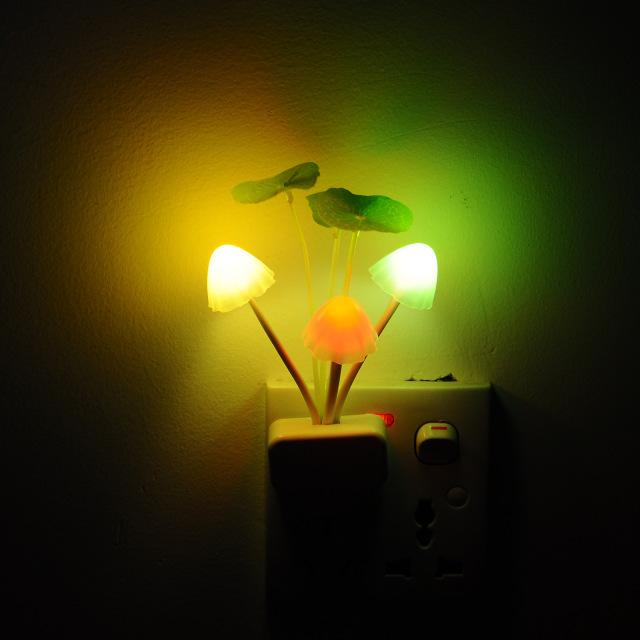 Night Light Mushroom LED Lamp Great Happy IN 