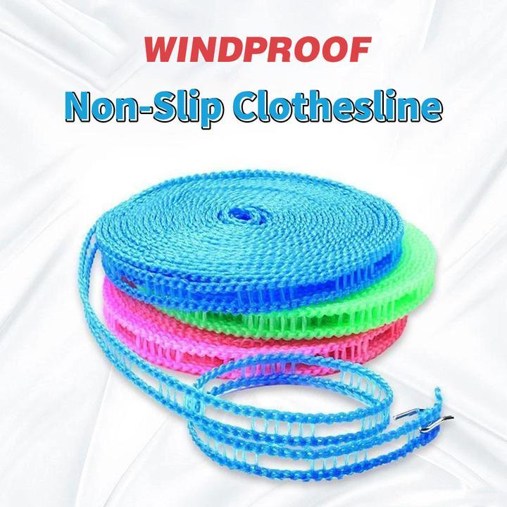 Windproof Non-Slip Clothes Line Great Happy IN BUY 2 GET 2 FREE (Total 4 Lines - 20 Meters ) - ₹848 